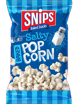 A bag of Snips Popcorn - Salty
